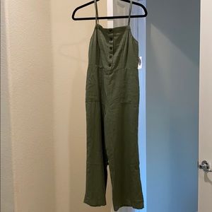 New Old Navy green jumpsuit